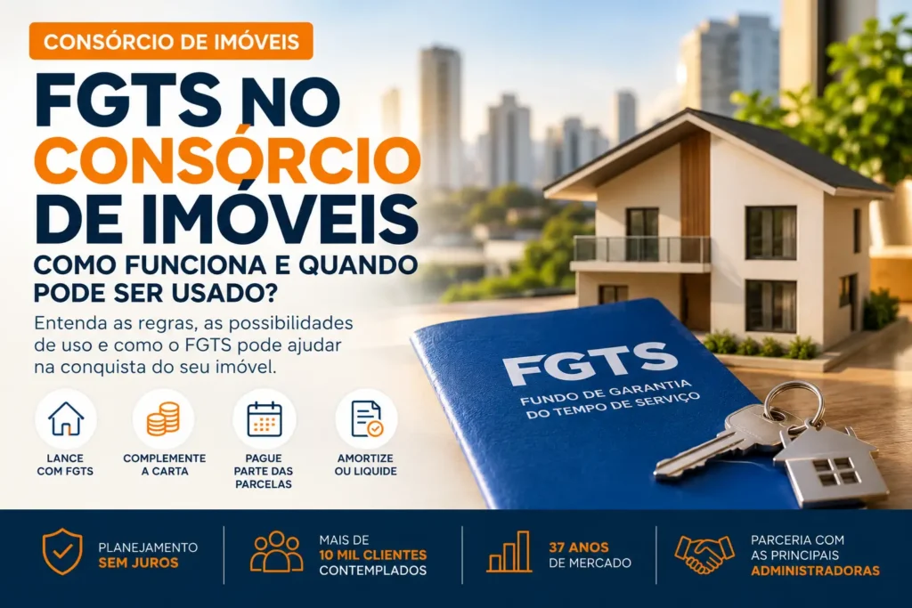 FUNDO DE GARANTIA NO CONSÓRCIO DE IMÓVEIS
